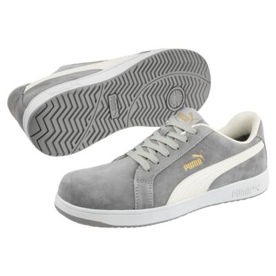 Iconic Suede Grey Low S1PL ESD Thumbnail