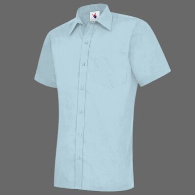 Mens Poplin Half Sleeve Shirt Thumbnail