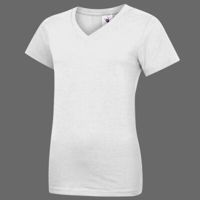 Ladies Classic V-Neck T-Shirt Thumbnail